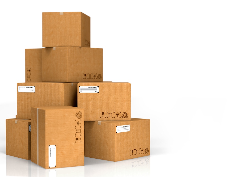 stack of boxes