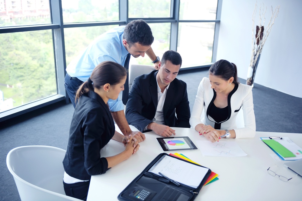 Group-business-people-in-a-meeting-at-office