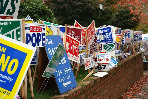 Too Many Yard Signs
